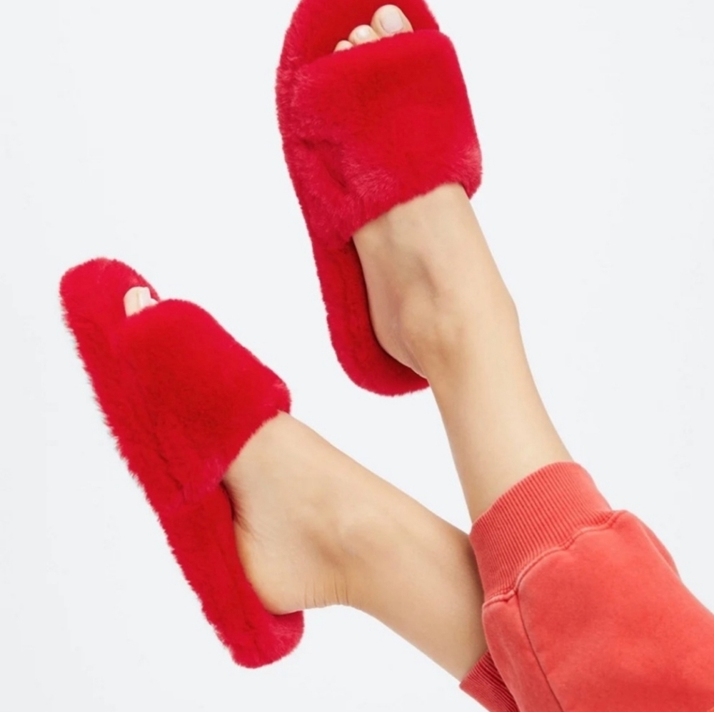 Fabletics Fur Slippers